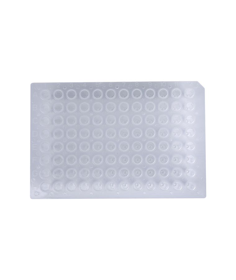 PCR20-C-96-NS 0,2ml placa de PCR transparente de 96 poços sem saia